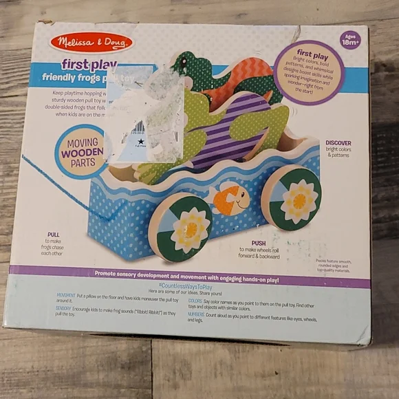 ❣Pull along frog - Picture 2 of 4